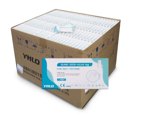 禮物籃Hamper - CE認證 YHLO新型冠狀病毒快篩檢測試劑(一次性裝) 原箱裝 - AVH0224A9 Photo